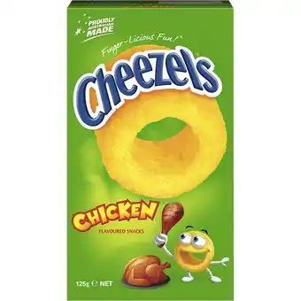 Woolworths Cheezels Chicken Flavoured Snacks Box 125g offer