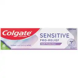 Woolworths Colgate Sensitive Toothpaste Pro-Relief Multi Protection 110g offer