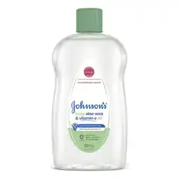 Woolworths Johnson’s Aloe Vera & Vitamin E Baby Oil 500ml offer