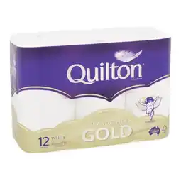 Woolworths Quilton Gold Toilet Paper Pk 12 offer