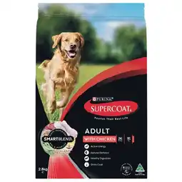 Woolworths Supercoat Dry Dog Food 2.6-2.8 kg offer