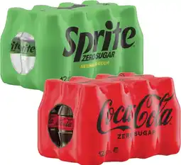 Coles Coca-Cola, Fanta or Sprite Soft Drink 12x300mL offer