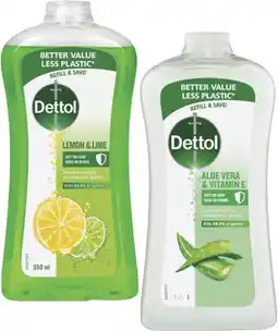 Coles Dettol Antibacterial Hand Wash Refill 950mL offer