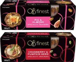 Coles OB Finest Crackers 130g-150g offer