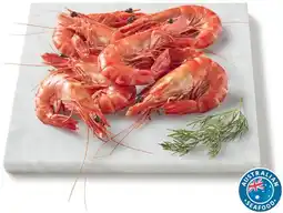 Coles Coles Australian Thawed Cooked Extra Large Black Tiger Prawns offer