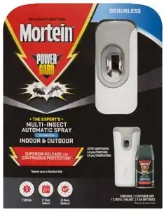 Coles Mortein PowerGard Multi Insect Indoor & Outdoor Automatic Spray 1 Pack offer