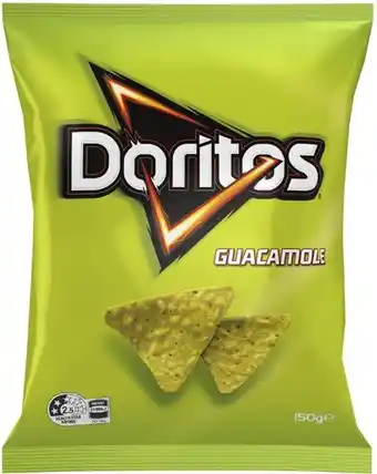 Coles NEW Doritos or XXL Corn Chips 150g-170g offer