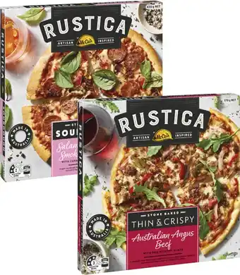 Coles McCain Rustica Pizza 335g-450g offer