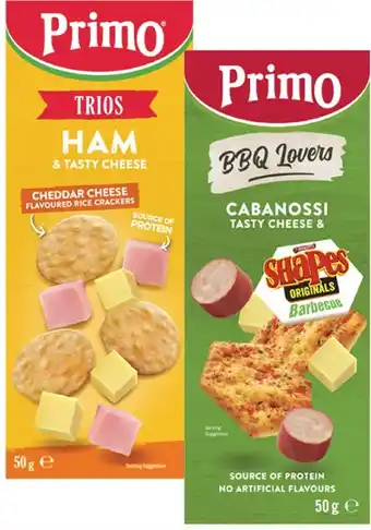 Coles Primo Trios 50g offer