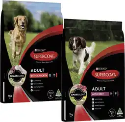 Coles Supercoat Dry Dog Food 6.7kg-7kg offer