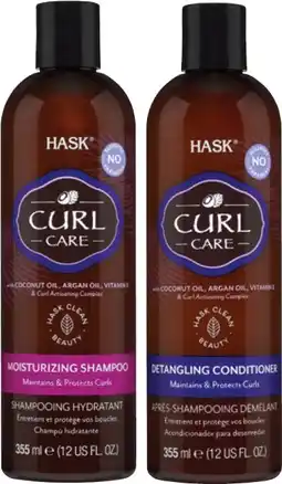 Coles Hask Shampoo or Conditioner 355mL offer