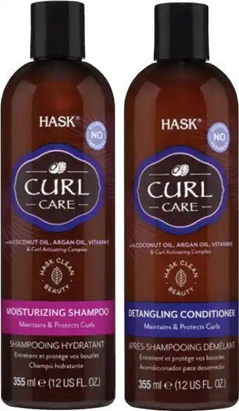 Coles Hask Shampoo or Conditioner 355mL offer