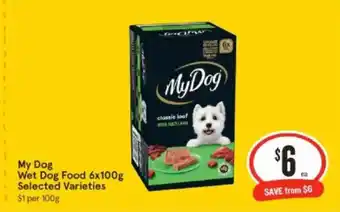 IGA My dog wet dog food offer