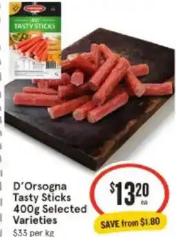 IGA D'orsogna tasty sticks offer