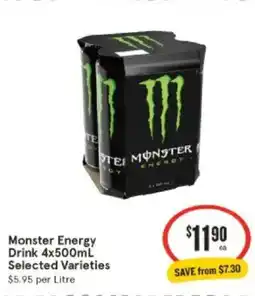 IGA Monster Energy Drink offer