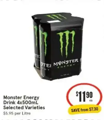 IGA Monster Energy Drink offer