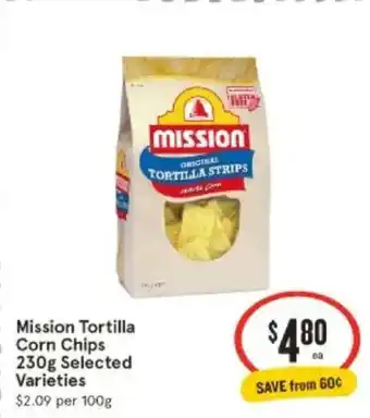 IGA Mission Tortilla Corn Chips offer