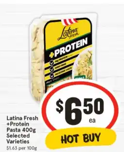 IGA Latina fresh +protein pasta offer