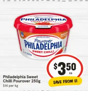 IGA Philadelphia sweet chilli pourover offer