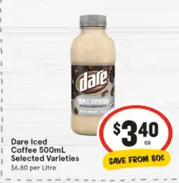 IGA Dare iced coffee offer