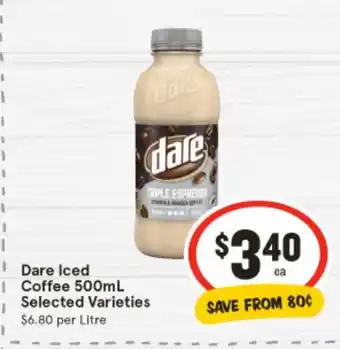 IGA Dare iced coffee offer