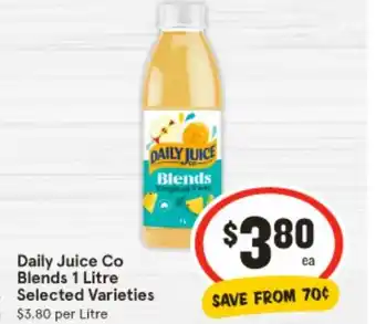 IGA Daily Juice Co Blends offer