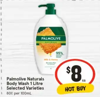 IGA Palmolive naturals body wash offer