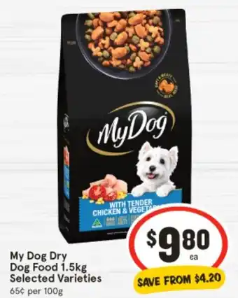 IGA My dog dry dog food offer