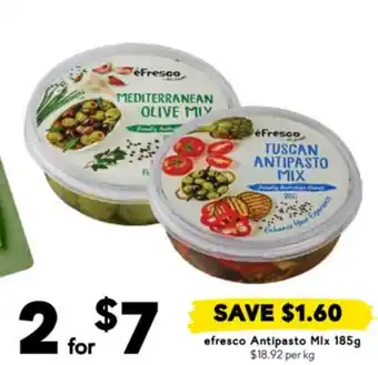 Drakes Efresco antipasto mix offer