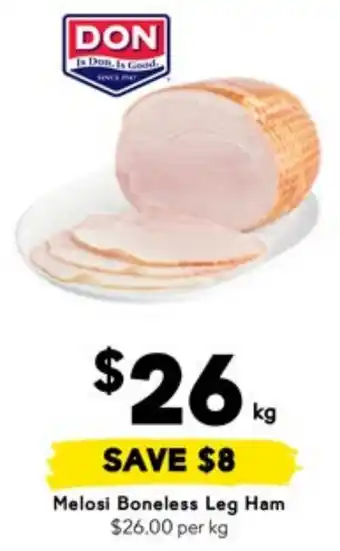 Drakes Melosi Boneless Leg Ham offer