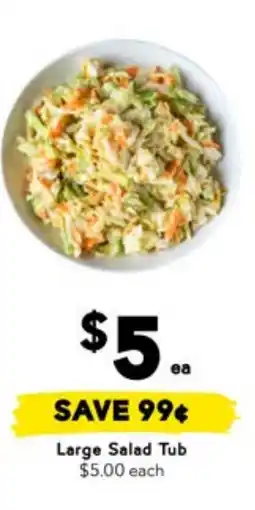 Drakes Large Salad Tub offer