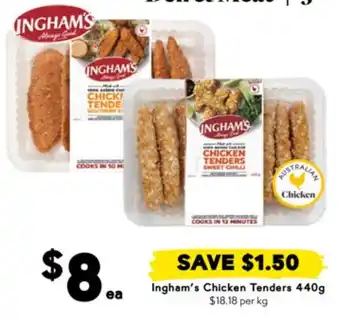 Drakes Ingham's Chicken Tenders offer