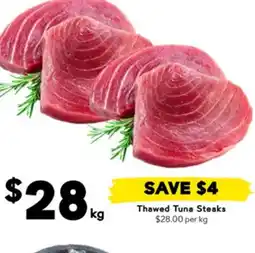 Drakes Thawed Tuna Steaks offer