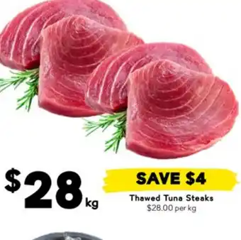 Drakes Thawed Tuna Steaks offer