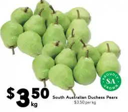 Drakes South Australian Duchess Pears offer