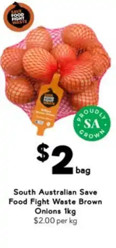 Drakes South Australian Save Food Fight Waste Onions offer