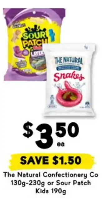 Drakes The Natural Confectionery Co or Sour Patch offer