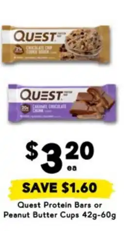 Drakes Quest Protein Bars or Peanut Butter Cups offer