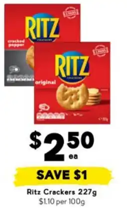 Drakes Ritz crackers offer