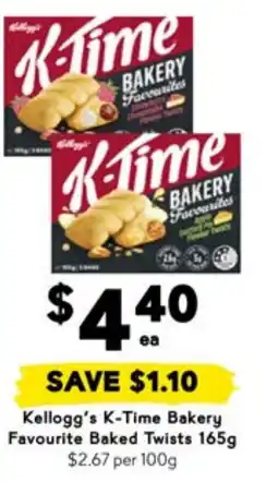 Drakes K-Time Bakery Favourite Baked Twists offer