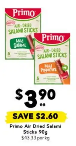 Drakes Primo Air Dried Salami Sticks offer