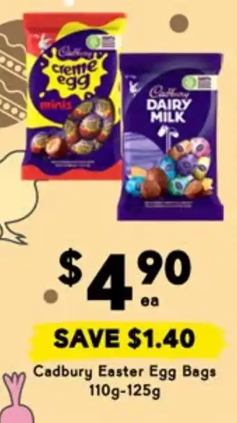 Drakes Cadbury Easter Egg Bags offer