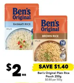 Drakes Ben's Original Plain Rice Pouch offer