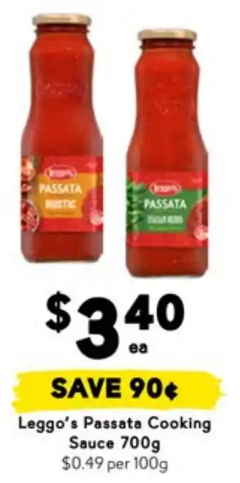 Drakes Leggo's Passata Cooking Sauce offer