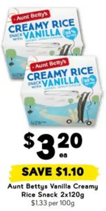 Drakes Vanilla Creamy Rice Snack offer