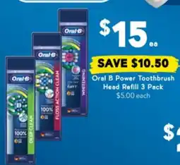 Drakes Oral b power toothbrush head refill offer