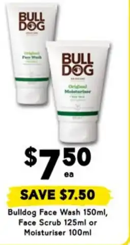 Drakes Bulldog Face Wash, Face Scrub or Moisturiser offer