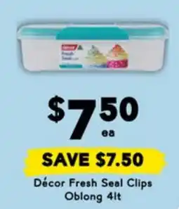 Drakes Décor Fresh Seal Clips Oblong offer