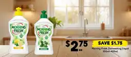 Drakes Morning Fresh Dishwashing Liquid offer