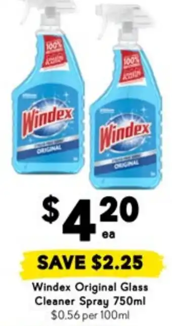 Drakes Windex Original Glass Cleaner Spray offer